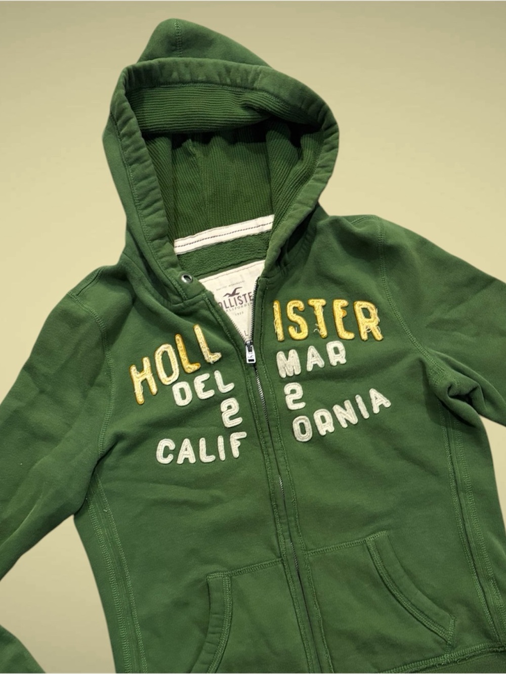 Vintage Hollister 2000s Del
Mar Zip Hoodie Mid-2000s